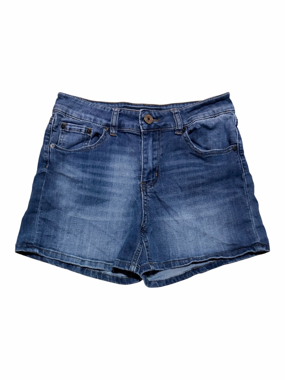 Indigo Rein Women’s Denim Shorts Size 7/27 Medium Wash Stretch Casual Denim